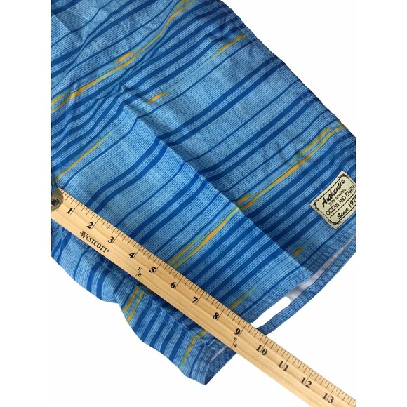 Ocean & Heart Size 36 Shorts Board Polyester Blue Surf Apparel - Picture 4 of 12